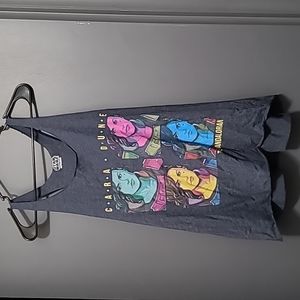 Hot Topic Star Wars Cara Dune Manalorian Razerback Tank Top